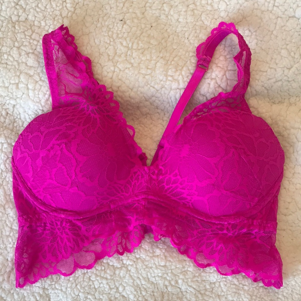 PINK lace Bralette